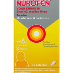 Nurofen Zetpil Kind 60mg 10 stuks