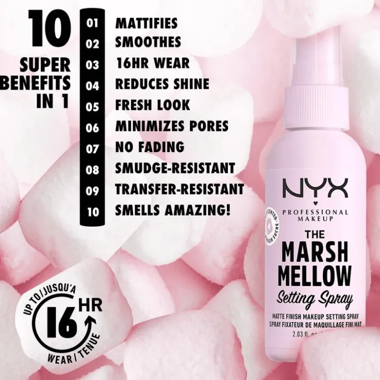 NYX Professional Makeup NYX Marshmellow Setting Spray 05