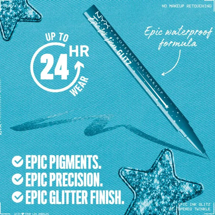 NYX Professional Makeup Epic Ink Linker Glitz 0