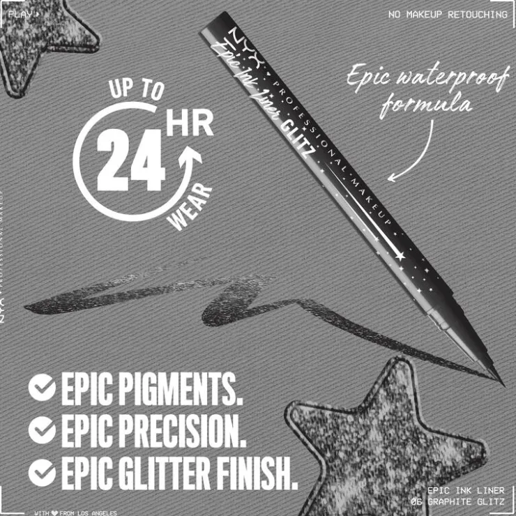 NYX Professional Makeup Epic Ink Linker Glitz 0