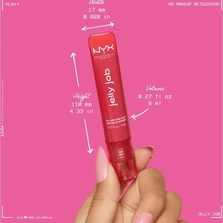NYX Professional Makeup Jelly Jop Lipgloss 09 Jelly Jammin Roze
