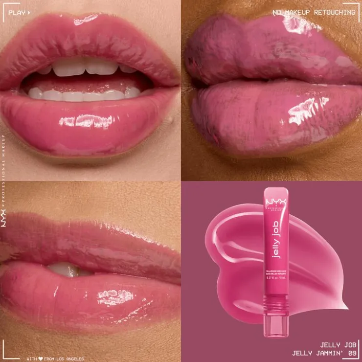 NYX Professional Makeup Jelly Jop Lipgloss 09 Jelly Jammin Roze