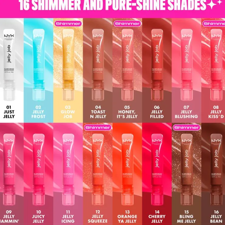NYX Professional Makeup Jelly Job Lipgloss 16 Jellybean Bruin