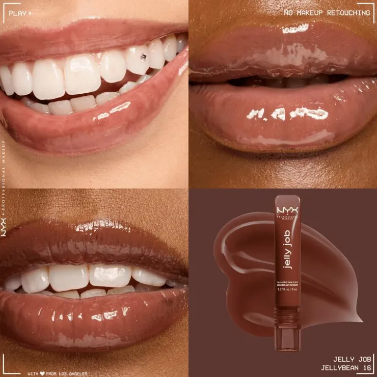 NYX Professional Makeup Jelly Job Lipgloss 16 Jellybean Bruin