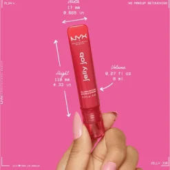 NYX Professional Makeup Jelly Job Lipgloss 01 Just Jelly Transparant