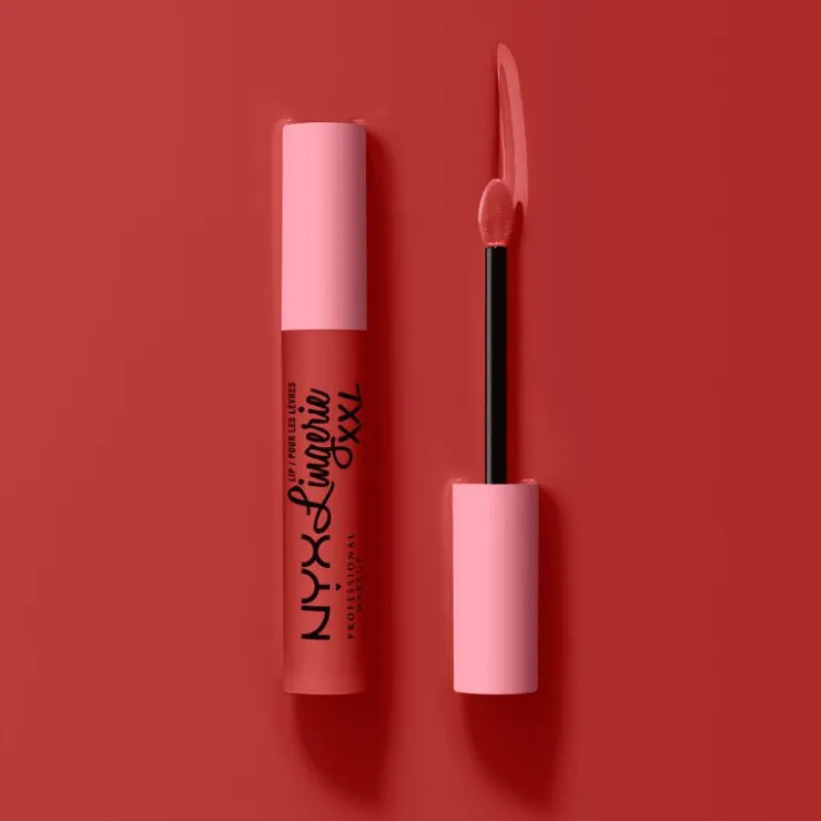 NYX Professional Makeup Lip Lingerie XXL Mat Liquid Lippenstift Warm Up 07