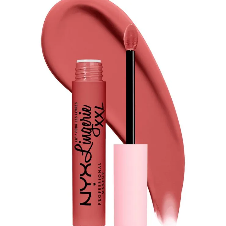 NYX Professional Makeup Lip Lingerie XXL Mat Liquid Lippenstift Strip'd Down 05