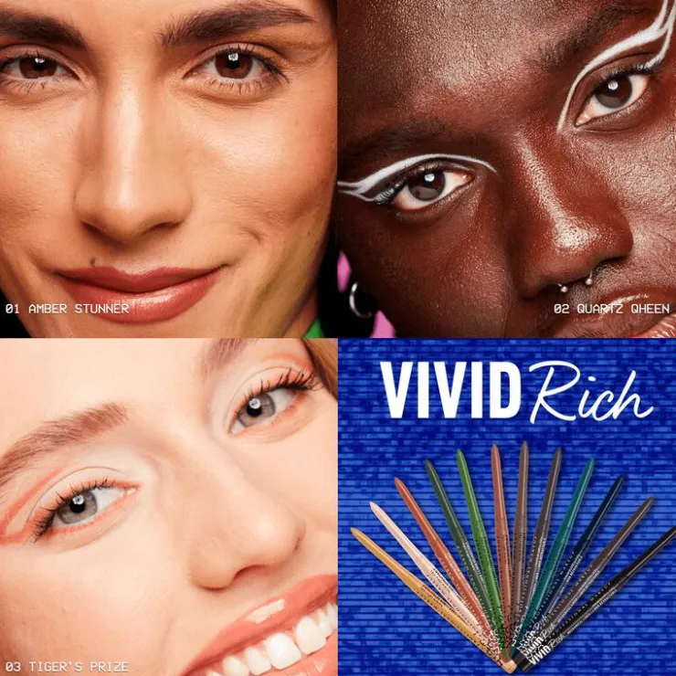 NYX Professional Makeup Vivid Rich Mechanical Pencil Sapphire Bling