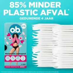 OB o.b.® Herbruikbaar Menstruatie Ondergoed Zwart XL/XXL