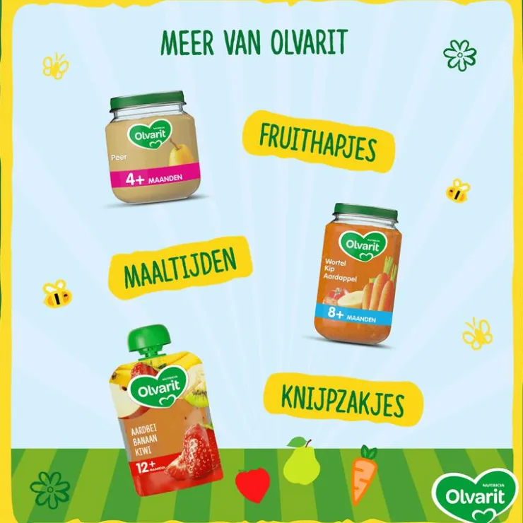 Olvarit Acht Granen Babypap 12 maanden