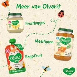 Olvarit Knijpfruit Banaan Aardbei