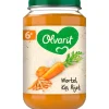 Olvarit Wortel Kip Rijst Babyhapje 6+ maanden 200 GR