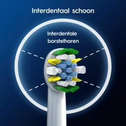 Oral-B Floss Action Opzetborstels Wit - 4 Stuks