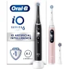 Oral-B iO 6 Duo Zwart & Roze 2 Elektrische Tandenborstels