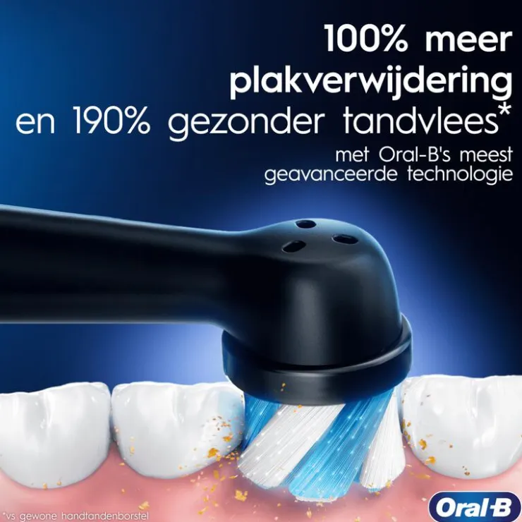 Oral-B iO 6 Duo Zwart & Roze 2 Elektrische Tandenborstels