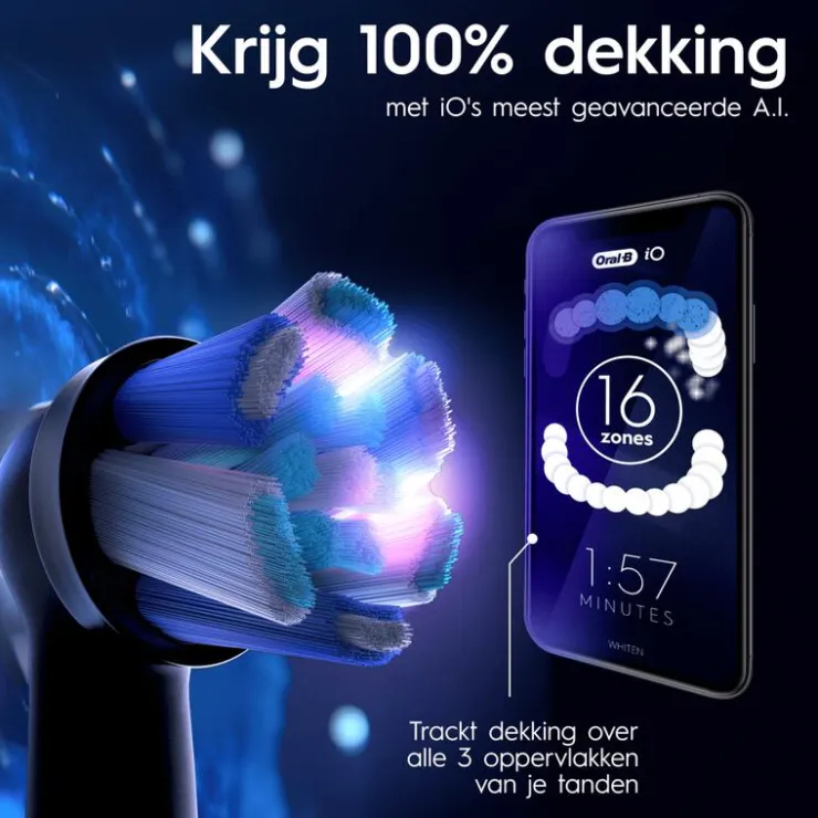 Oral-B iO 10 Zwart Elektrische Tandenborstel
