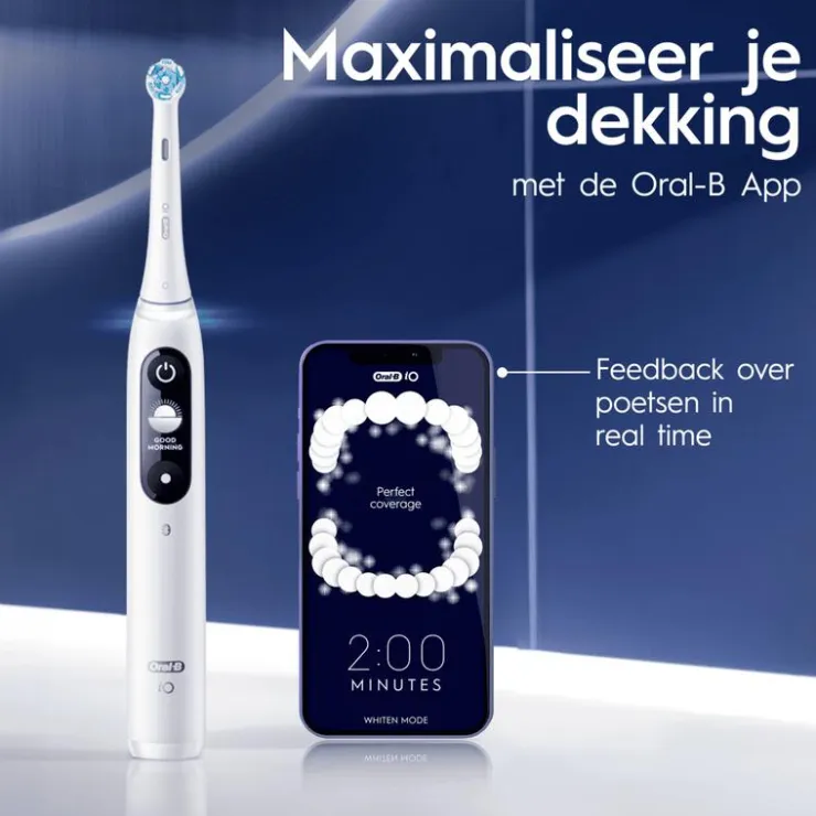 Oral-B iO 6S Wit Elektrische Tandenborstel By Braun