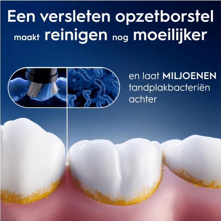 Oral-B iO Ultimate Clean Opzetborstels Wit 8 Stuks
