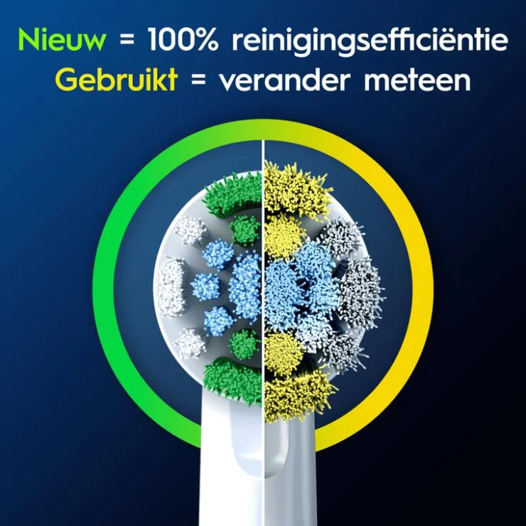 Oral-B Precision Clean Opzetborstels Wit - 4 Stuks