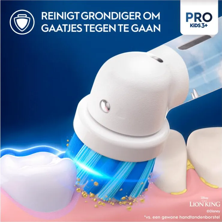 Oral-B Pro Kids Lion King Opzetborstels - 4 stuks
