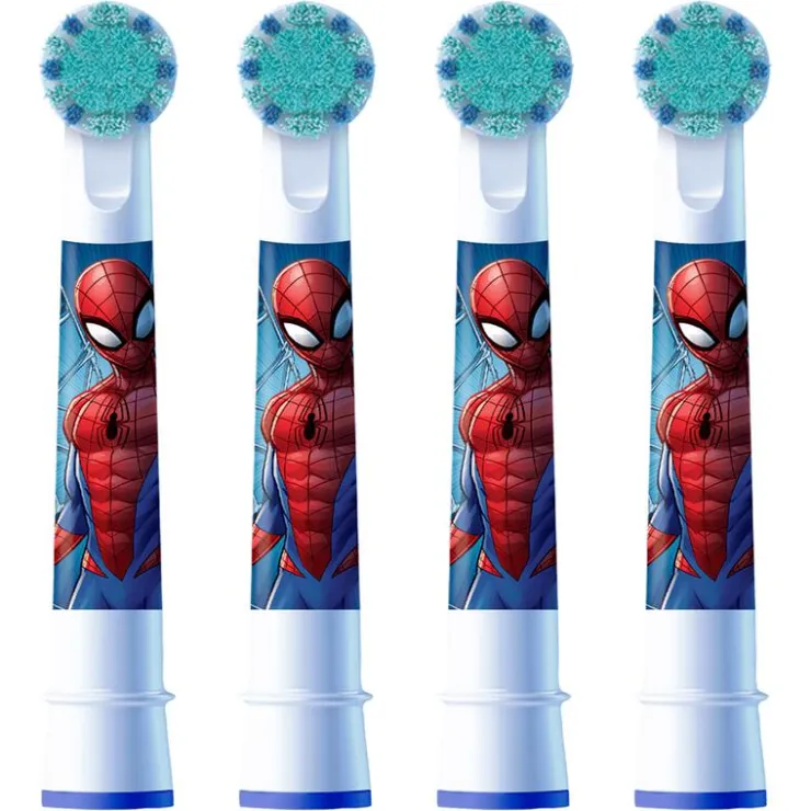 Oral-B Pro Kids Spiderman Opzetborstels - 4 Stuks