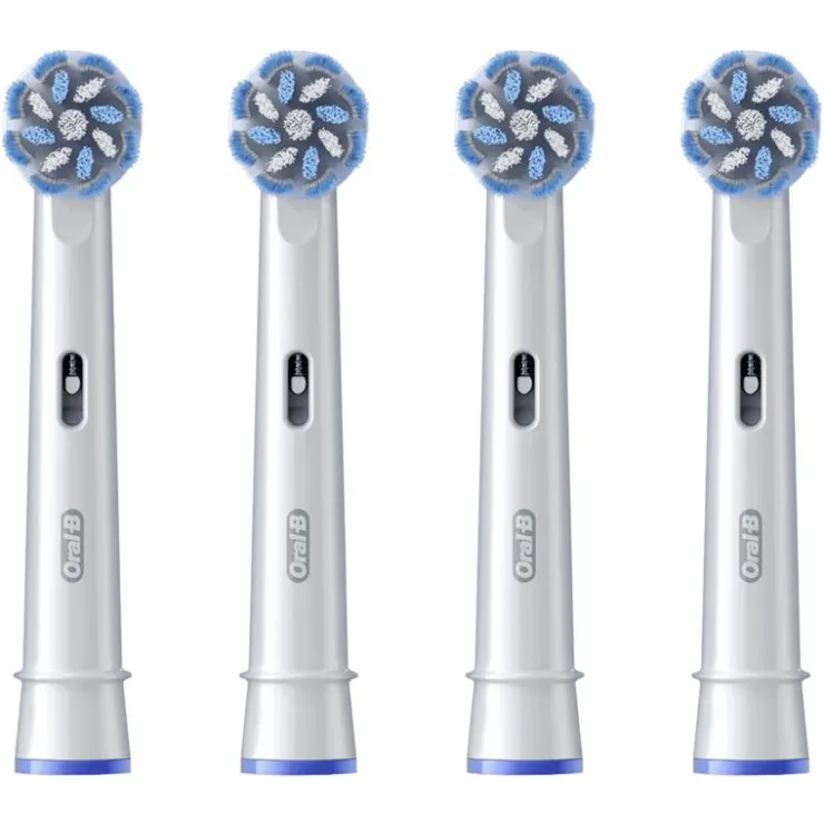 Oral-B Sensitive Clean Opzetborstels Wit 4 Stuks