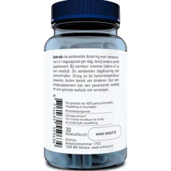 Orthica magnesium tauraat 30 vegan caps