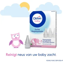 OtriCare Baby wegwerpdopjes bij Aspirator neusjesreiniger 10 stuks