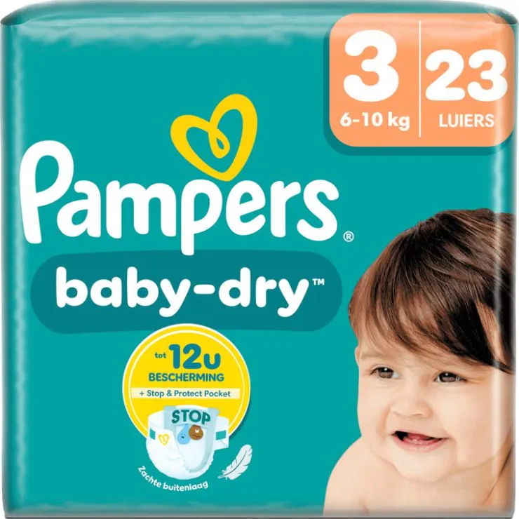 Pampers Baby Dry Luiers Maat 3 6-10 KG 23 stuks