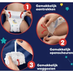 Pampers Baby Dry Night Pants Luierbroekjes Maat 6 13+ KG 30 Stuks