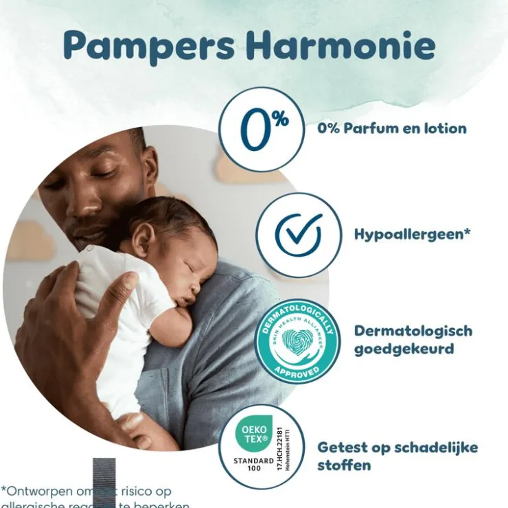 Pampers Harmonie XXL Pack Luiers Maat 3 6-10 KG 104 Stuks