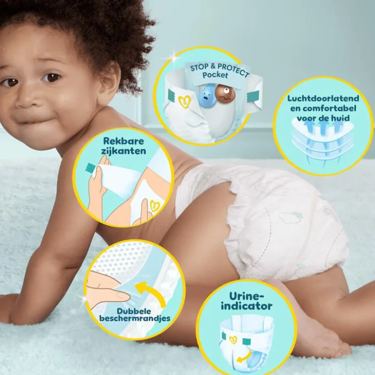 Pampers Premium Protection Luiers Maat 4 9-14 KG 25 Stuks