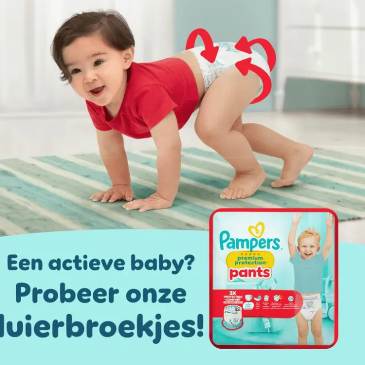 Pampers Premium Protection Luiers Maat 4 9-14 KG 25 Stuks