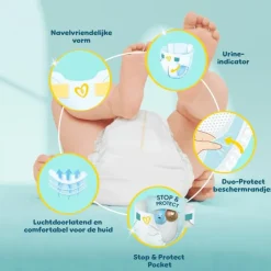 Pampers Premium Protection Luiers Maat 1 2-5 KG 39 Stuks