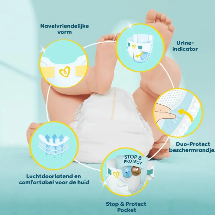 Pampers Premium Protection Luiers Maat 2 4-8 KG 35 Stuks