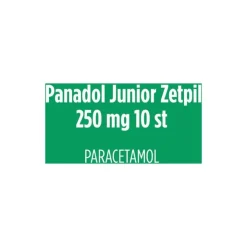 Panadol Junior Zetpillen 250 mg Paracetamol voor kinderen van 1 tot 6 jaar 10 stuks