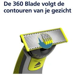 Heren Philips OneBlade 360 Vervangmesjes + Body kit - QP624/50