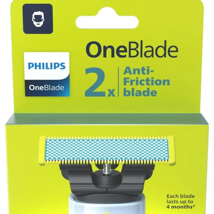 Heren Philips OneBlade First Shave Navulmesjes - QP225/50