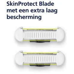 Heren Philips OneBlade Intimate Male SkinProtect Vervangmesjes - QP229/50