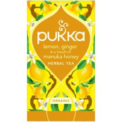 Pukka lemon, ginger&manuka honing