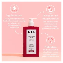 Q+A Hyaluronic Acid Post-Shower Moisturiser 250 ML