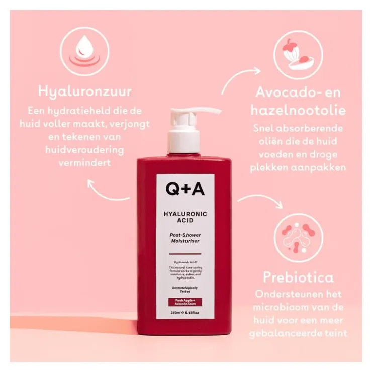 Q+A Hyaluronic Acid Post-Shower Moisturiser 250 ML