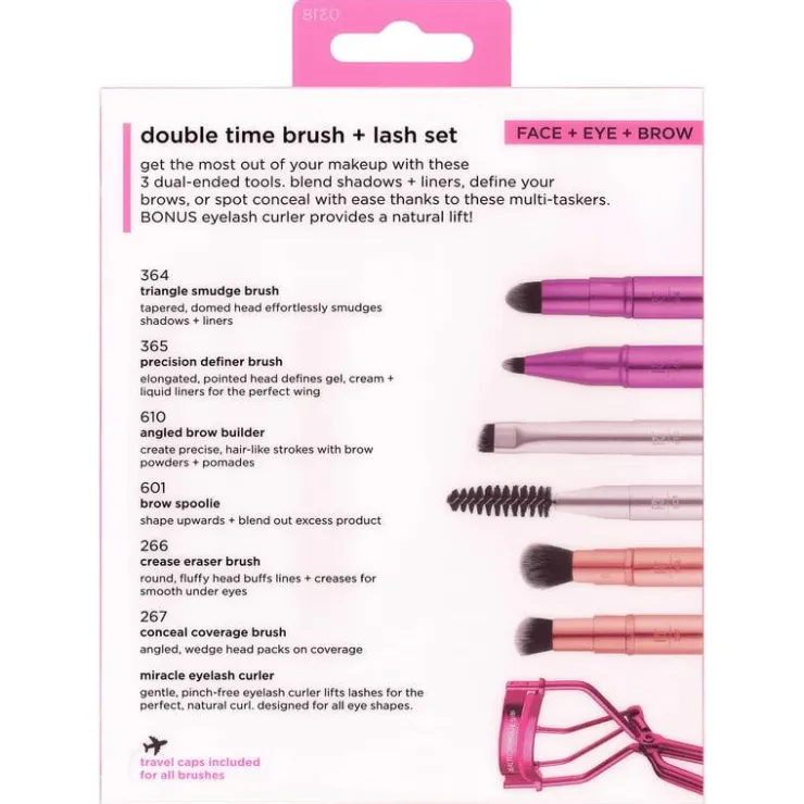 Real Techniques Double Time Brush + Lash Set