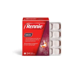 Rennie Anijs Kauwtabletten Bij Brandend Maagzuur 24 stuks