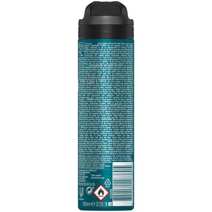 Heren Rexona Men Advanced Protection Cobalt Dry Deodorant Spray 150 ML