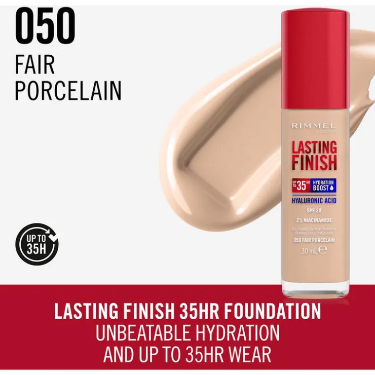 Rimmel London Rimmel Lasting Finish 35Hr Foundation 050 Fair Porcelain