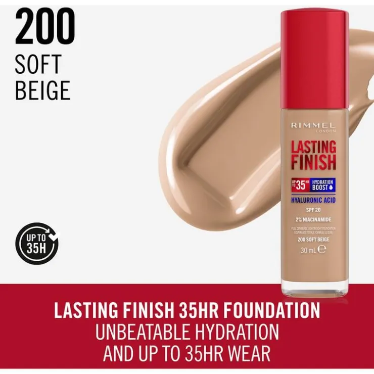 Rimmel London Rimmel Lasting Finish 35Hr Foundation