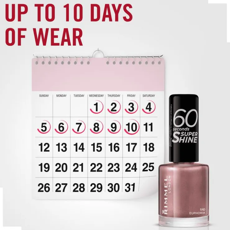 Rimmel London 60 Seconds Super Shine Nagellak 510 Euphoria