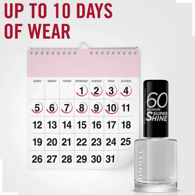 Rimmel London 60 seconds Supershine Nagellak 000 Transparent