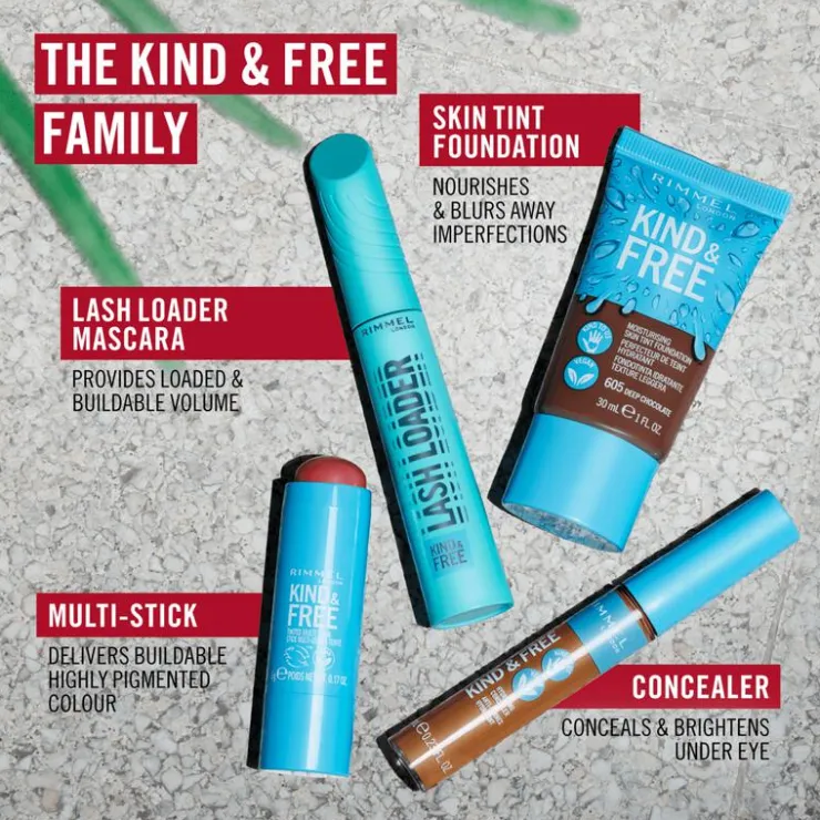 Rimmel London Kind & Free Lash Loader Mascara - Bordeaux -